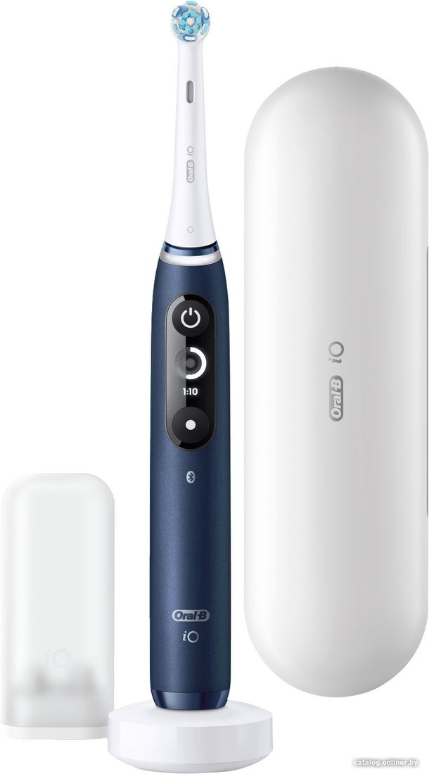 Электрическая зубная щетка Oral-B iO7 (magnetic blue sapphire)