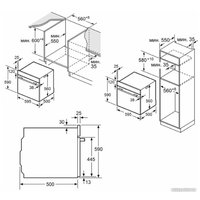Электрический духовой шкаф MAUNFELD AEOC6040W