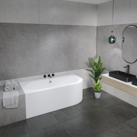 Ванна Lauter Bliss 150 L 21201051L (с черным подголовником)