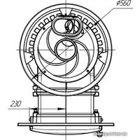 Банная печь Prometall Атмосфера L (сетка нержавейка)