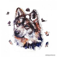 Пазл Wizardi Серый волк
