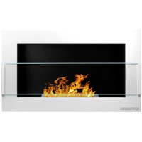 Биокамин BiokominkiGMT 650x400 (белый, со стеклом)