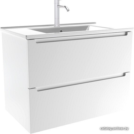 ЗОВ Тумба с умывальником Дион 70 D70LWP0M9003MKV5-OL70 (белый матовый)