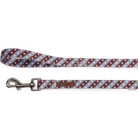 Поводок Camon DC118/G.04 (полосатый голубой/коричневый в горошек)