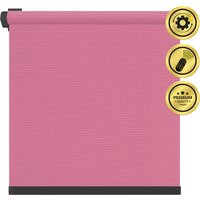 Рулонная электроштора НеоФьюжен Эден 200 260х200 левая (малиновый, черная фурнитура)