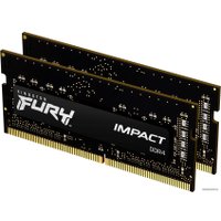 Оперативная память Kingston FURY Impact 2x16GB DDR4 SODIMM PC4-25600 KF432S20IB1K2/32
