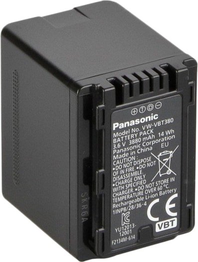 

Аккумулятор Panasonic VW-VBT380E