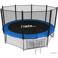 Батут Unix Line Classic 12ft Outside (синий/зеленый)