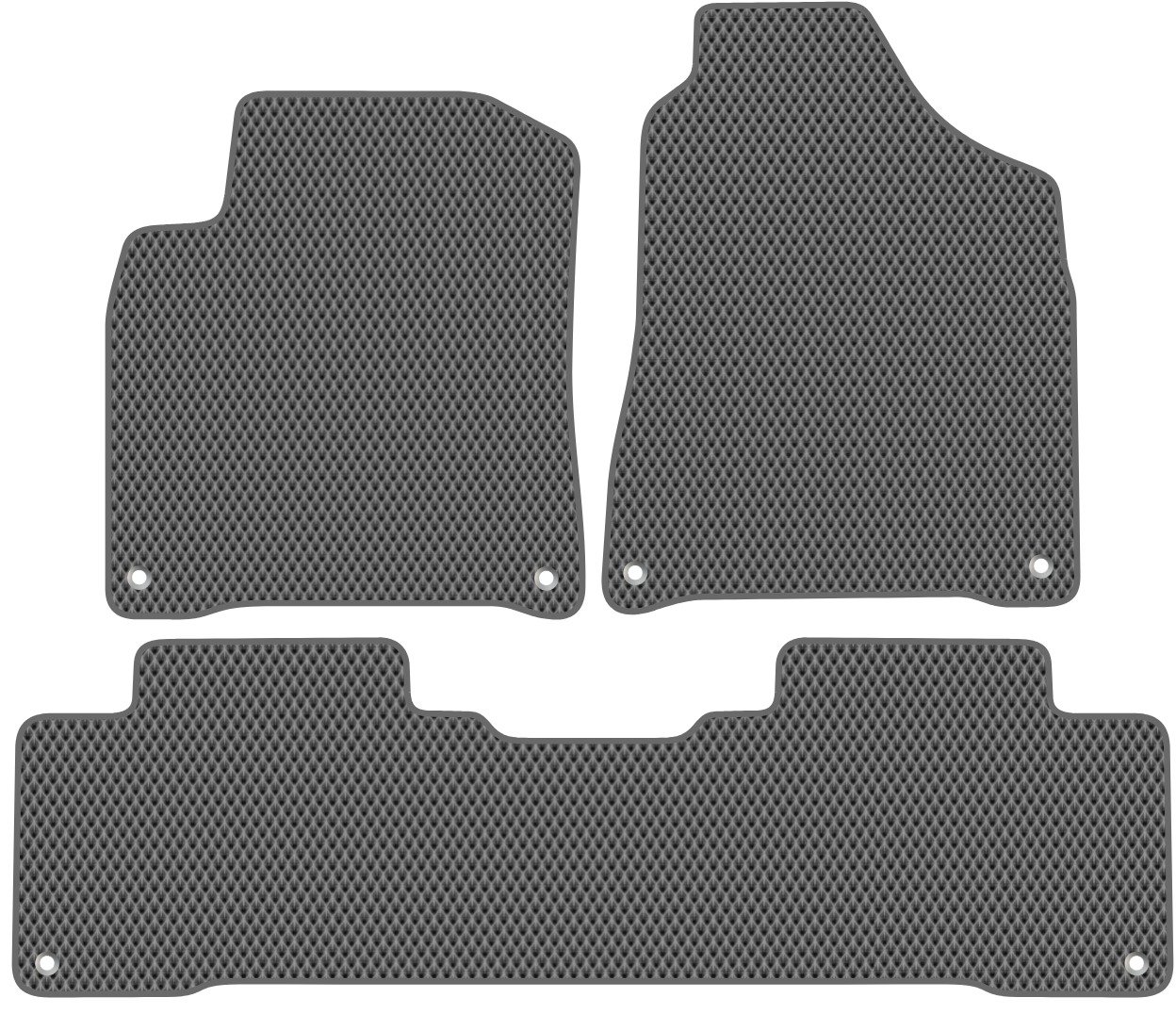 

Комплект ковриков для авто Alicosta SsangYong Actyon (suv) 2013 - Н.В. (серый, ромб)