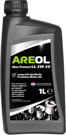 

Моторное масло Areol Max Protect LL 5W-30 1л