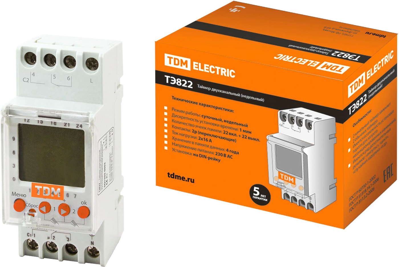 

Таймер электронный TDM Electric SQ1503-0003