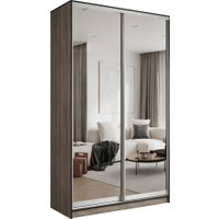 Шкаф-купе Евва АЭП ШК.2 03 120 TS.05 (дуб трюфель/хром)