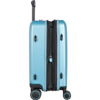 Чемодан-спиннер Verage Freeland 20062-S+ 55 см (серебристо-голубой)