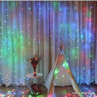 Световой дождь Гирлянда бай Штора (3х3 м, разноцветный)