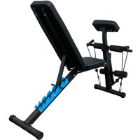 Силовая скамья Calviano 1003 складная (черный/синий)