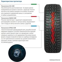 Зимние шины Cordiant Snow Cross 225/50R17 98T (шипы)