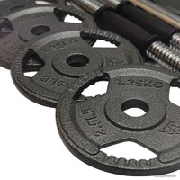 Набор гантелей с соединительным грифом  Titan Sport хамертон 2x9 кг