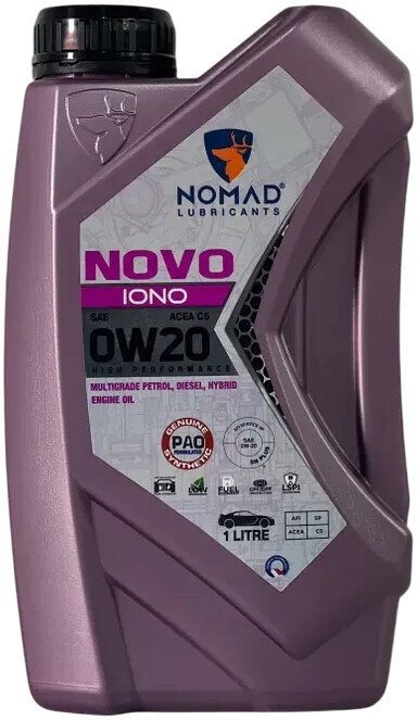 

Моторное масло Nomad Novo iono 0W-20 1л