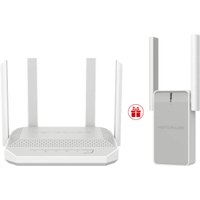Wi-Fi роутер Netcraze Giga NC-1012 + усилитель Wi-Fi Netcraze Buddy 6 NC-3411 по акции