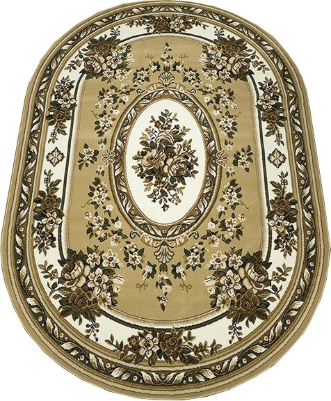 

Ковер для жилой комнаты БелКа Лайла Де Люкс Овал 15361 10222 (0.8x1.5)