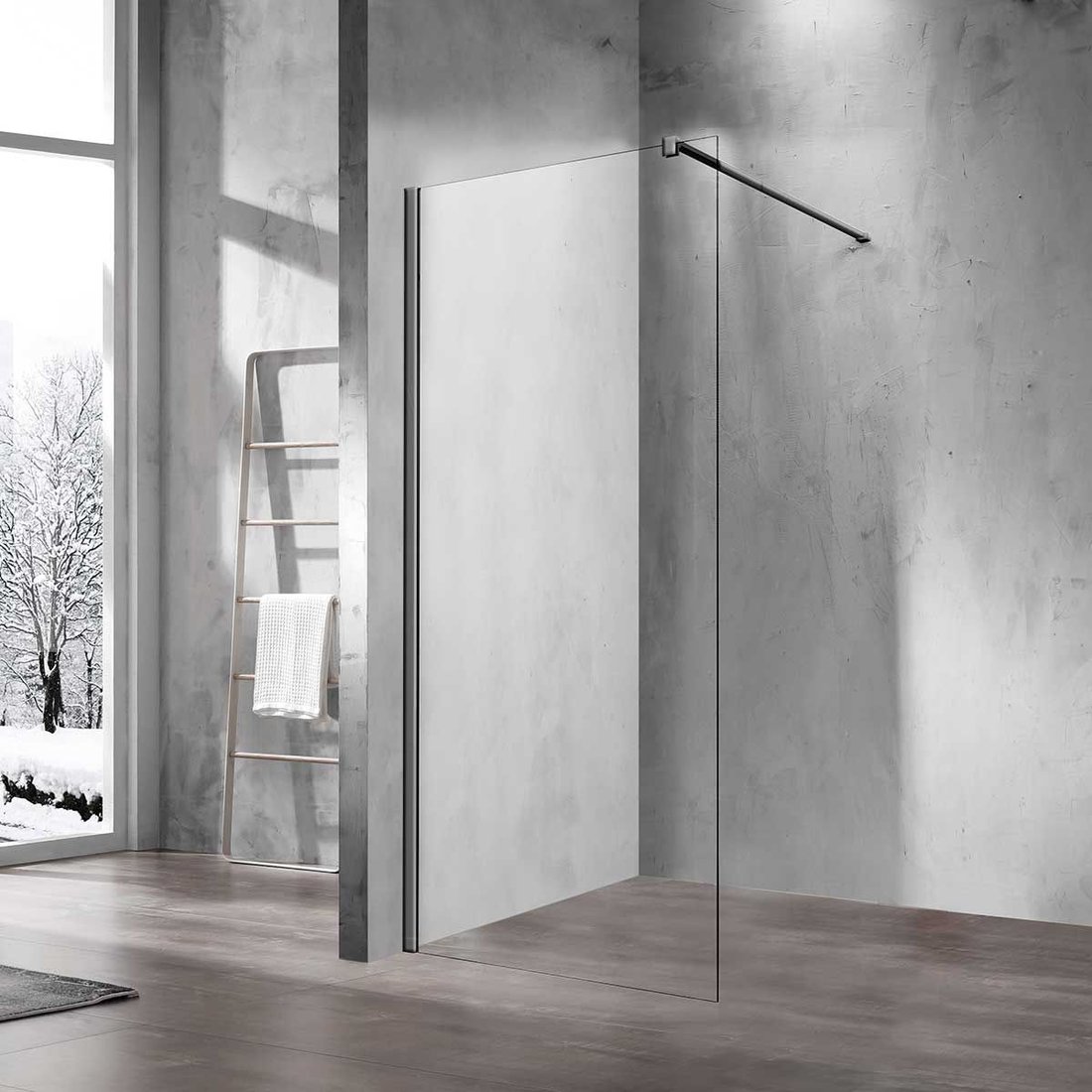 Душевая стенка Vincea Walk-In VSW-1H100CLGM