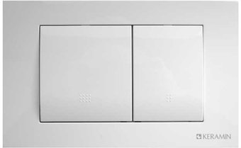 Панель смыва Керамин ИнВолл Kей Комфорт K5236-К-EEA1 (белый)