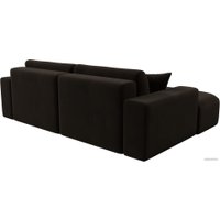 Угловой диван Лига диванов Лига-036 Классик левый 121366L (микровельвет коричневый)