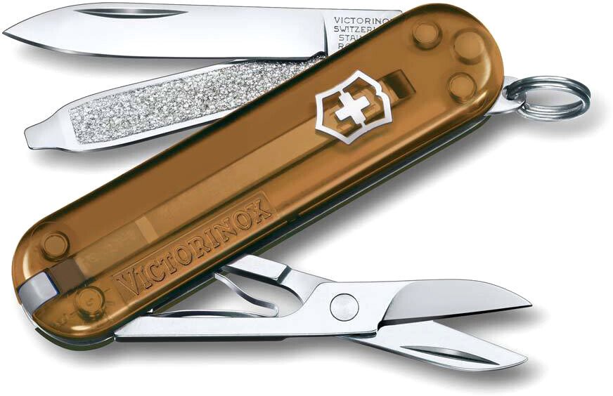 

Нож-брелок Victorinox Classic Chocolate Fugde 0.6223.T55G (коричневый)