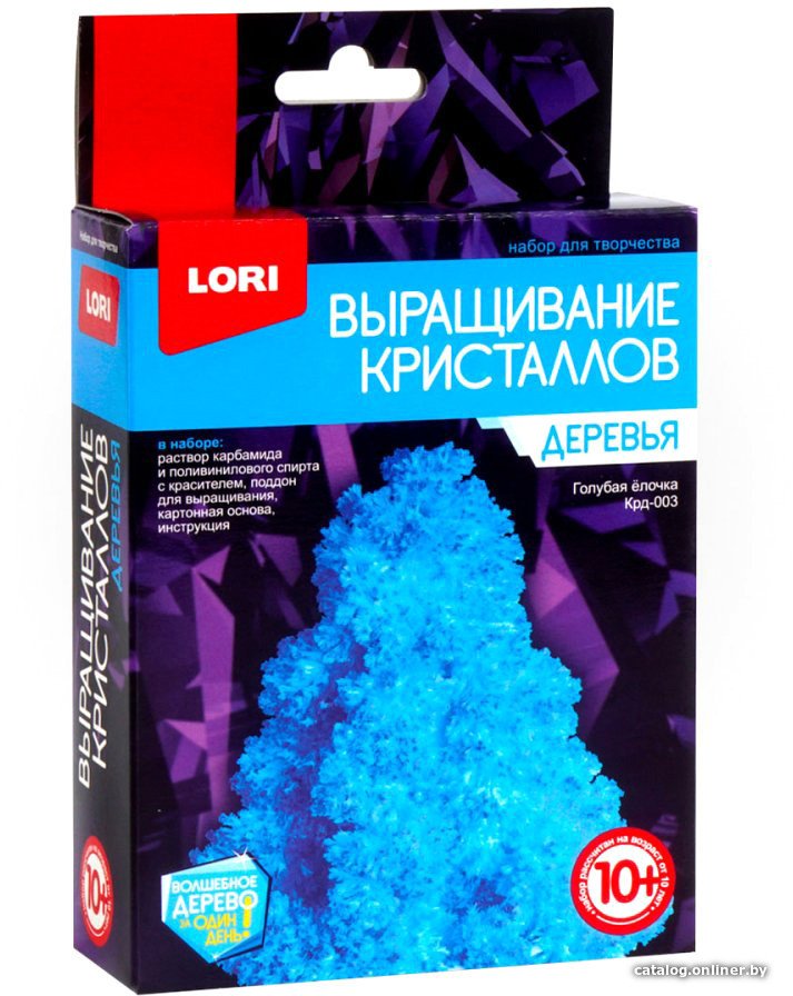 Набор для опытов Lori Деревья. Голубая елочка Крд-003