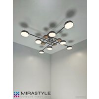 Припотолочная люстра Mirastyle SX-N-8996/8 BK