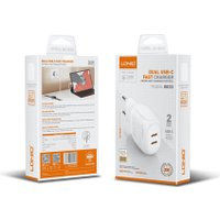 Сетевое зарядное LDNIO Q233 (белый)