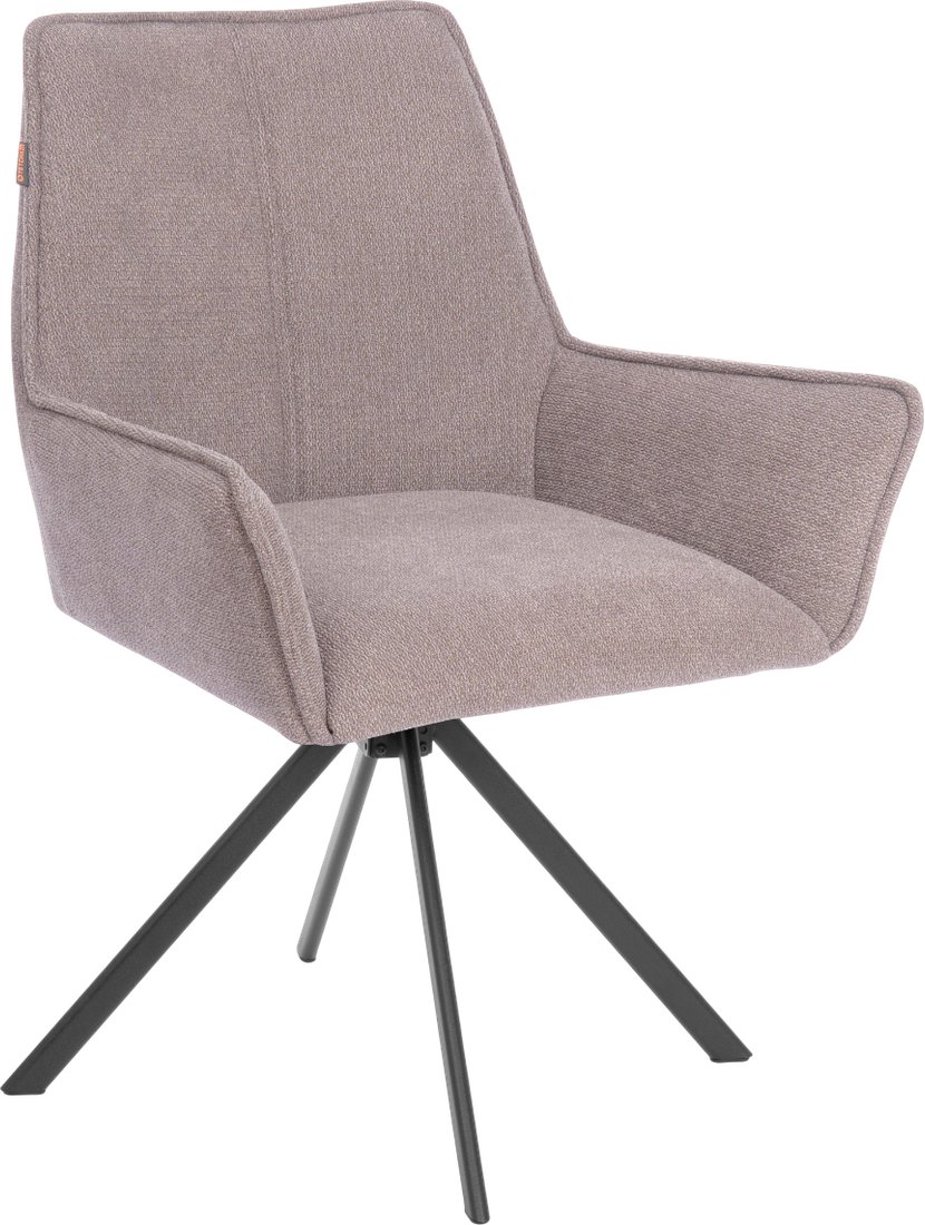 

Стул с подлокотниками TetChair Мурано опора 360 (велюр/букле (HYP), бежевый)