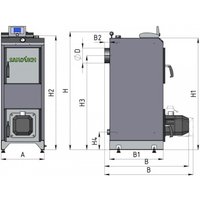 Отопительный котел Sakovich Standart Pellet 25кВт