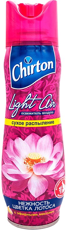 

Освежитель воздуха Chirton Лайт Эйр Нежность цветка лотоса (300 мл)