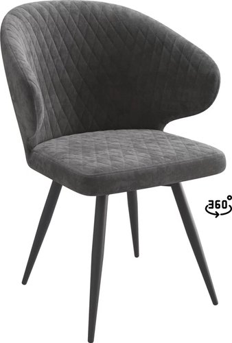 Стул Мамадома Rob-R1 360 (b28 Antracite Lux/черный)