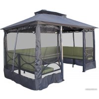 Тент-шатер МебельСад Павильон (зеленый/джинс) в Солигорске