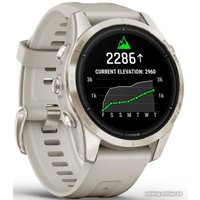 Умные часы Garmin Epix Pro Gen 2 Sapphire 42 мм (мягкое золото/песок)