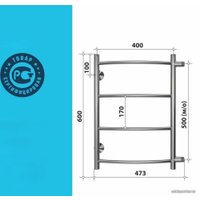 Полотенцесушитель Stelmix ВПС П4 400x600 (БП, 3/4")