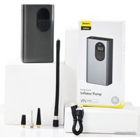 Автомобильный компрессор Baseus Energy Source Inflator Pump Tarnish CRCQB02-0A