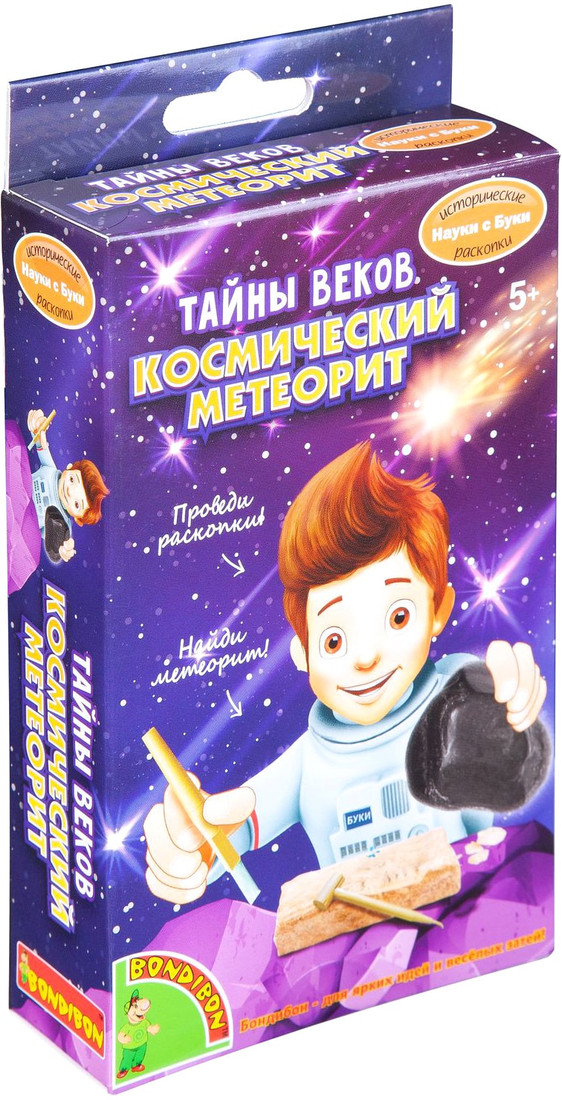 

Набор для опытов Bondibon Науки с Буки. Тайны веков. Космический метеорит ВВ4788