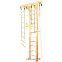 Детский спортивный комплекс Kampfer Wooden Ladder Wall №1 (3 м, натуральный/белый)