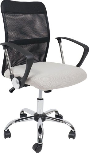 Офисное кресло AksHome Aria light Eco (серебро сетка черный)