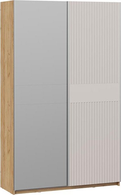 

Шкаф-купе Трия Оскар Хилтон Т2 1400 271068 (ручка серебро/дуб крафт золотой/кашемир сатин)