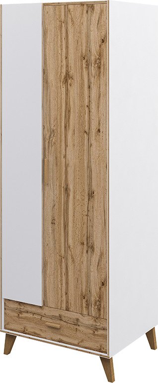 

Шкаф распашной Elva Нодо NEM01HP-2D1S-800/620/2000 (01) (дуб вотан/белый)