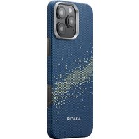 Чехол для телефона Pitaka StarPeak Tactile Woven для iPhone 16 Pro (синий)