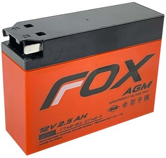 Мотоциклетный аккумулятор Fox 12025 YT4B-BS (2.5 А·ч)