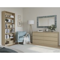 Комод Mio Tesoro Варма 6Д (шпон дуб, беленый)