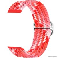 Ремешок Rumi Wick из плетеного нейлона для Huawei Band 7 (красный микс)