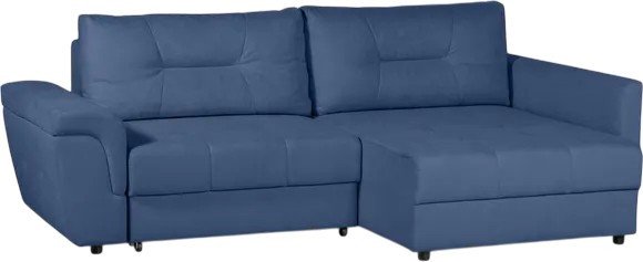 

Угловой диван Mio Tesoro Кембридж 291 1.5ек-1.5пф (1134 синий)