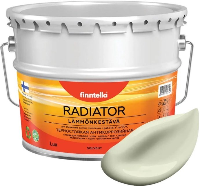 

Краска Finntella Radiator Lootus F-19-1-3-FL122 2.7 л (пастельно зеленовато-желт)